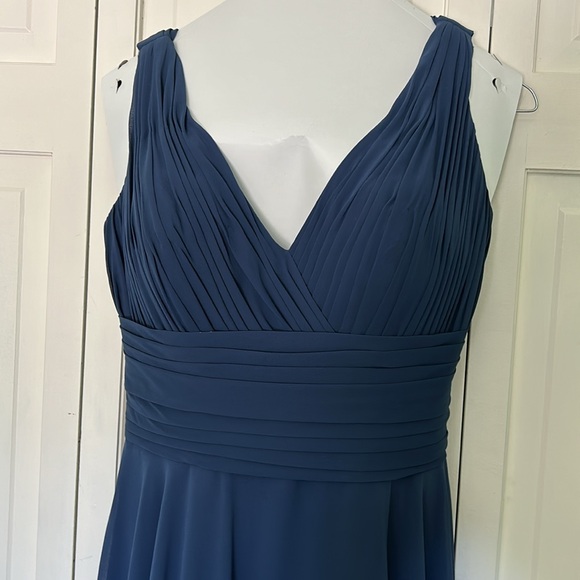 Allure Bridals Navy Blue Gown -Size 12 - Picture 3 of 12